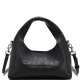 Marc Jacobs Black Micro Top Handle Sack Tote Bag Logo