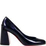 Christian Louboutin Midnight Deep Blue Block Pumps