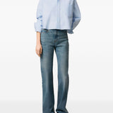 Ami Paris Shirts Clear Blue