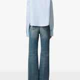 Ami Paris Shirts Clear Blue