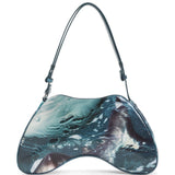 Diesel Play shark-mouth shoulder bag