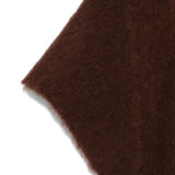 Faliero Sarti Dark Cappuccino Brown Triangular Shawl