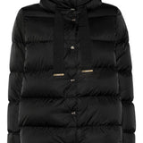 Herno Black Sleekest Quilted Down Jacket Stormproofing