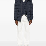 Herno Oxford Blue Quilted Down Jacket Featherweight