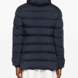 Herno Oxford Blue Quilted Down Jacket Featherweight
