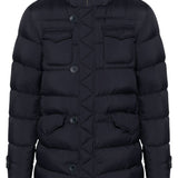 Herno Oxford Blue Quilted Down Jacket Featherweight