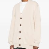 Golden Goose Beige Cardigan Featuring Button Front