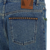 Valentino Floral-insert jeans