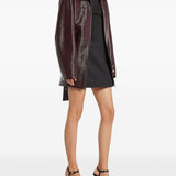 Courreges Coats Bordeaux