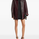 Courreges Coats Bordeaux