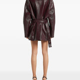 Courreges Coats Bordeaux