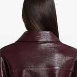 Courreges Coats Bordeaux