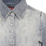 Diesel Shirts Clear Blue