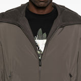Emporio Armani Hooded zip-front jacket