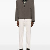 Emporio Armani Hooded zip-front jacket