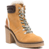 Woolrich Beige Boots LaceUpBlockHeel SignatureEdition
