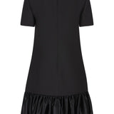 Valentino Black Bow Detail ConcealedZip Elegant Dress