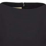 Valentino Black Bow Detail ConcealedZip Elegant Dress