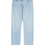 Valentino Clear Blue Jeans Button Fly Patch