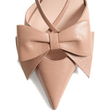 Valentino Garavani Powder Pink Buckled Ankle Pumps