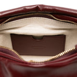 Balmain Bordeaux Luxurious Top Handle Shoulder Bag