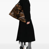 Christian Louboutin Brown Leopard Top Handle Satchel