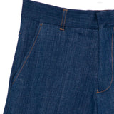 Dsquared2 Blue Jeans With Concealed Front Fastening