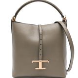 Tod's DoveGreyLuxSuperPremium Mini TopHandle BucketBag
