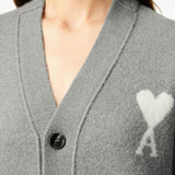 Ami Paris Sweaters Grey