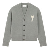 Ami Paris Sweaters Grey