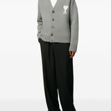 Ami Paris Sweaters Grey
