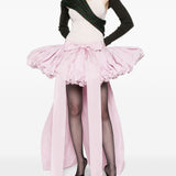 Dsquared2 Luxurious Elegant Pink Gathered Tutu Skirt