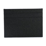 Dolce And Gabbana Black Cardholder Logotype Plaque
