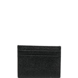 Dolce And Gabbana Black Cardholder Logotype Plaque