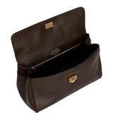 DolceGabbana Midnight Cocoa Top Handle Classic Handbag