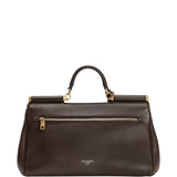 DolceGabbana Midnight Cocoa Top Handle Classic Handbag