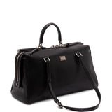 Dolce Gabbana Black Vittoria DesignerHandbag Top Handles