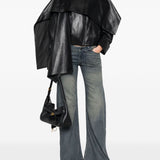 Balenciaga Jeans Anthracite Grey Frayed Hem Edition