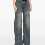 Balenciaga Jeans Anthracite Grey Frayed Hem Edition