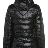 Canada Goose Black HoodedPaddedZipThermalWindproof Coat