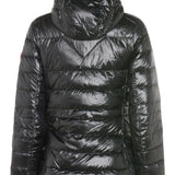 Canada Goose Black HoodedPaddedZipThermalWindproof Coat
