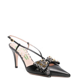 Valentino Garavani Black Elegant Platform Stiletto Heels