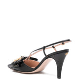 Valentino Garavani Black Elegant Platform Stiletto Heels