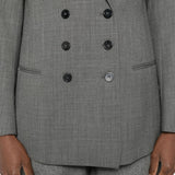 Emporio Armani Greyish Front Button Fastening Jackets