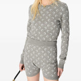 MARINE SERRE Sweaters Light Grey