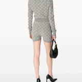 MARINE SERRE Sweaters Light Grey