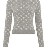MARINE SERRE Sweaters Light Grey