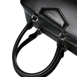 Givenchy Black Antigona East West Two Top Handles Handbag