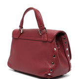 Zanellato Red Postina Handbag Foldover Detachable Strap
