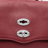 Zanellato Red Postina Handbag Foldover Detachable Strap